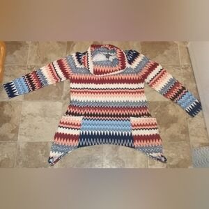 Women's Robert Louis Size Medium Asymmetrical Hem Tunic With Pockets